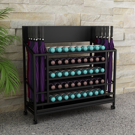 Umbrella rack storage rack commercial large capacity sales department office building school classroom company umbrella rack custom LOGO black small size