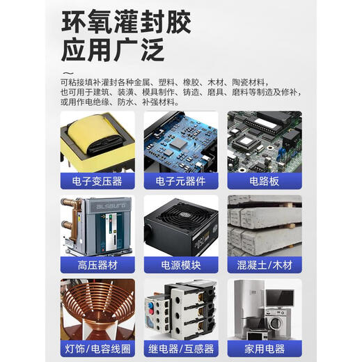 Zhuolid D-9741/9761 Schwarz transparentes Epoxidharzkleben-resistenter Hochtemperaturflammhemmungsmittel-Versorgungsschaltkreisschirmisumme Elektronische Isolierung 1,2 kg D-9741 Schwarz