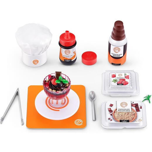 Rongdafeng Szuru Food Ball Cooking Master Kitchen usware Homemade Food Mini Mini Ornaments Cinq fois surprise Board Box Toys Food Cooking Ball Random Three (pas de répétition)