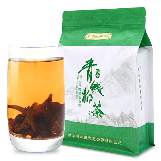 Happy Po, Qingqian Willow Buds et laisse 125 g de thé de santé, Zhangjiajie, Hunan, Qingqian Willow Leaf Tea, Jinliu, Qingqian Willow 125G
