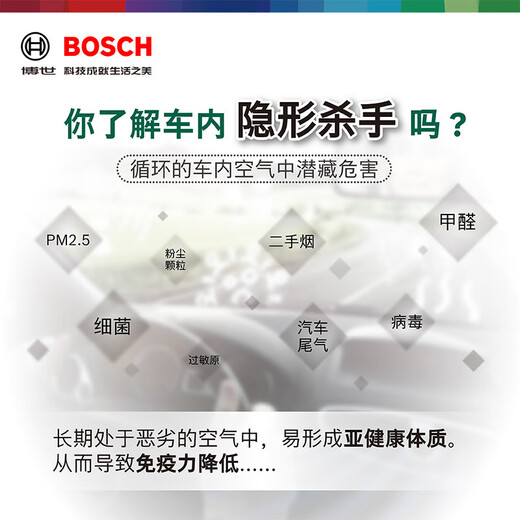 博世（BOSCH）活性炭空调滤芯5196宝马5系520Li/525Li/528i/530Le/6系/7系740Li