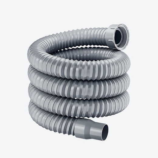 Dezhong kitchen sewer pipe, vegetable sink, extended sewer pipe, sink, hot-resistant 1.5m drain pipe W-10+ 2 pieces