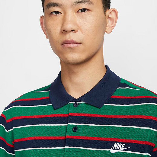 耐克（NIKE）  2024夏男运动休闲舒适短袖T恤POLO衫 FN3897-410 XS