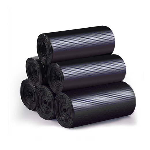 Yijie break-break type garbage bag kitchen waste flat mouth mass-sale 200 pieces 45cm*50cm*8 rolls Y-9711 Melody drawstring thickened large roll 100 pieces 45*50c
