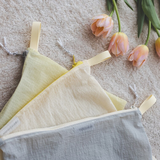 Kommot Reisespeicherbeutel in Koffer Aufbewahrungstasche in Business Trip Travel Unterwäsche Tragbares Must-Have-Paketpackung und Sortierbeutel Moonlight White-Set