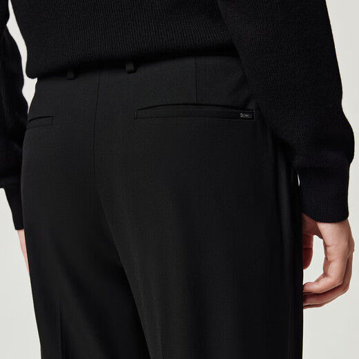Jiumuwang men's trousers, anti-static, not easy to fade, worry-free trousers, 25 autumn and winter four-way elastic straight suit trousers for men