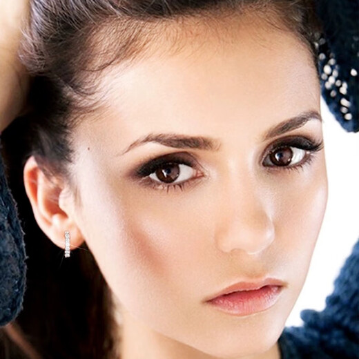 DL 1998 Fat Donglai same style pt950 platinum earrings moissanite white gold earrings full of diamonds heart-shaped earrings simple and versatile for men ALC/flawless under the mirror x D-E/extremely white x full of diamonds 20 points