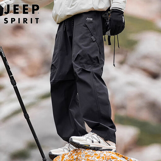Jeep Spirit Jeep Pantalon de transfert pantalon masculin Pantalon de travail de printemps et d'été pour hommes pantalons sportifs à jambes droites droits