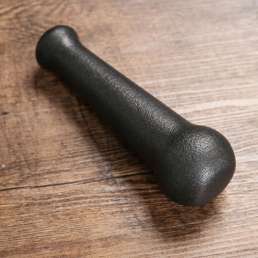 Sanqihu natural bluestone stone mortar food grinder grinding stick stone mortar hammer garlic pounder hammer smashing stick stone hammer stone pestle bluestone retro hammer long 23CM head thick 7CM