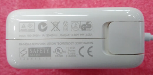 原装苹果电脑Macbook Air电源适配器A1436 A1466 A1465 45W充电器 A1374L头45W适用A1369A1370