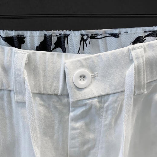 Pantalones de Weixuan Luobo para pantalones de rábano cónicos de nueve puntos de los hombres Pantalones extra grandes Tamaño 300 Jin [Jin igualas 0.5 kg] Pantalones casuales Harem Harem Loos