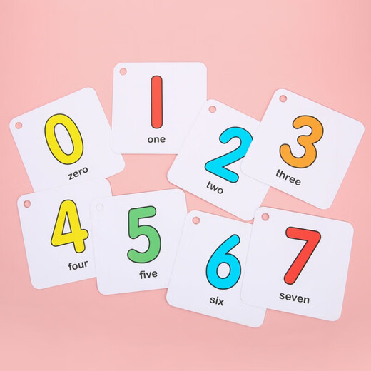 Cartes numériques de lapin pour enfants 1-100 nombres purs