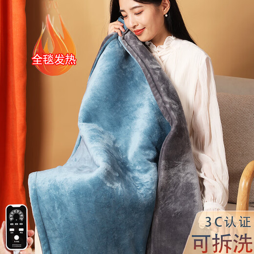 Xiaomi Buyi Electric Heating Shawl Trendy Life Appliances Electric Heating Blanket Warming Blanket Heated Knee Blanket Office Leg Warmer Artifact Heating Shawl Small Electric Blanket All-in-One - Pink Gray 60*80cm - Timing 3-level Temperature Adjustment