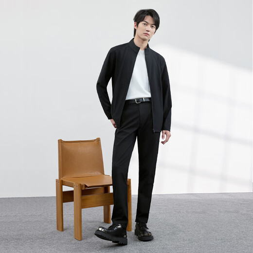 京东京造【体制内必备】行政夹克凉感防晒衣男外套衣服立领商务 藏青色 XL
