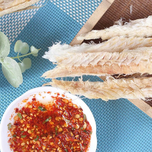 
Xinweiming Yanbian Mingtai dried seafood dried seafood plate hand-pulled dried cod Yanbian specialty dried sea fish [fish open 38 cm 71g*2 pieces]