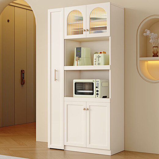 Xibao sideboard and wine cabinet integrated wall-mounted multifunctional solid wood storage cabinet modern minimalist living room tea cabinet kitchen cupboard 70cm sideboard + sideboard ecological board package installation