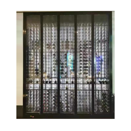 Hufen Hufen glass wine cabinet wine cellar stainless steel solid wood wine cabinet customized constant temperature and humidity various materials