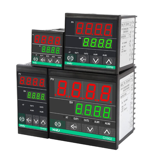 
Yuanhuang Technology Thermostat CH102 Intelligent Temperature Controller CH402 Input PID Short Shell CH702 Temperature Control CH902 CH702 Size 72X72 Dual Output Single Report