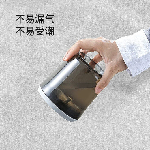 ANKOU tea can sealed can household small tea box glass storage can green tea portable kitchen fresh storage large storage box