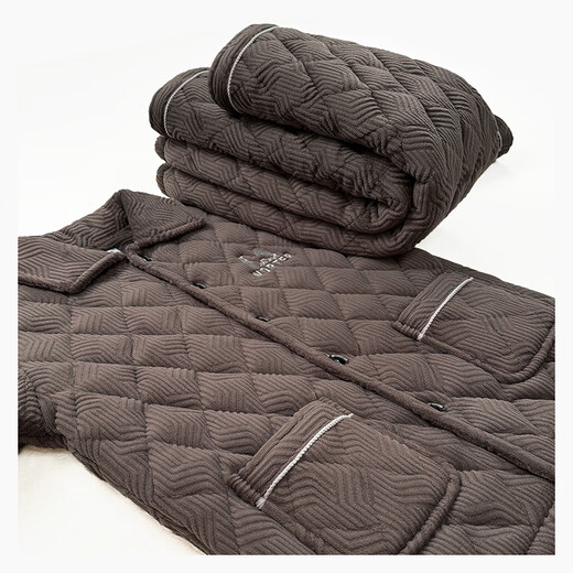 Suiyue Pajamas Los hombres engrosados ​​y lujosos de invierno de madera de tres capas de algodón de algodón de algodón tibio de algodón de algodón de casilla de su traje de mediana edad y ancianos N9930 Milk Velvet XL mejorado y engrosado (120-140Jin [Jin equivale a 0.5 kg])