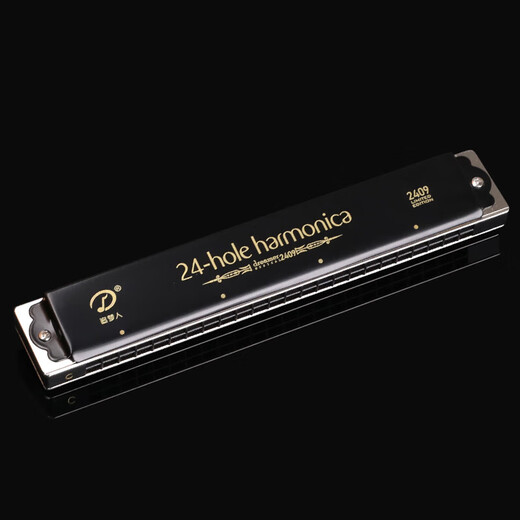 Swan Dream Chaser 2409 German imported gong polyphonic harmonica 24-hole professional performance for advanced beginners 24-hole #F-tune [black] polyphonic + full set of gifts