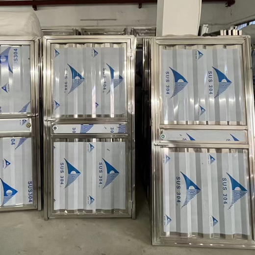 奇立彩不锈钢门单门卫生间门出租屋门阳台门洗手间门房间门防盗门入户门 进门右锁   内开门 900x2000mm