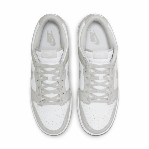 Nike Nike Herrenschuhe Sommer Neue Freizeitschuhe Dunk Low Top Trendy Retro Schockabsorbing Wear-Resistant Sports Skateboard Schuhe Männer DD1391-103 Grau und Weiß 42.5