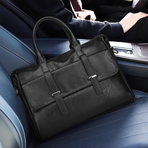 Mark Huafei men's government cadre briefcase 14-inch computer handbag Chinese Valentine's Day gift for boyfriend and husband