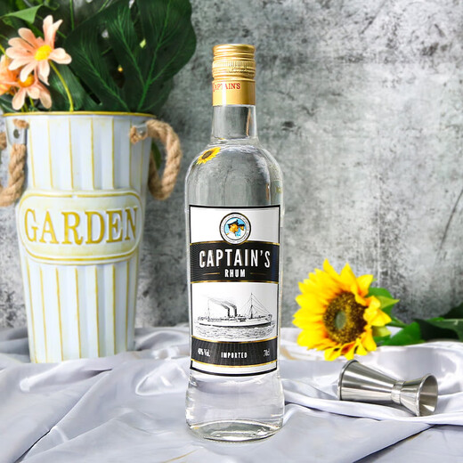 欧德船长（CAPTAIN'S RHUM)白朗姆酒法国原瓶进口洋酒 欧德船长白朗姆 700mL 2瓶
