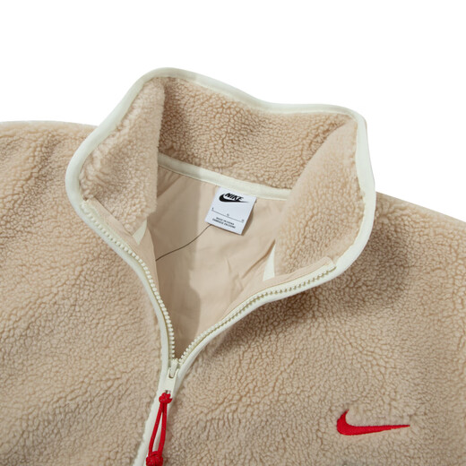 Nike (Nike) Herbst und Winter New Jordan Herren Fleece Jacket Sport und Casual Plus Velvet Stand Halsband Windproof und warme Jacke FZ6194-126-Non-AJ Serie L.