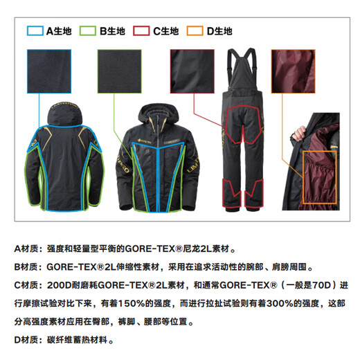 SHIMANO Shimano 25 models RB-130Y fishing suit rock fishing suit outdoor cold and warm fishing suit RB-130Y white L