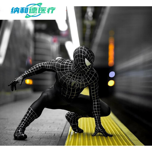 Caile Classic Spider-Man 3 Black Spider Venom cosplay bodysuit adult 3D printed bomb XXL black spider headgear separated
