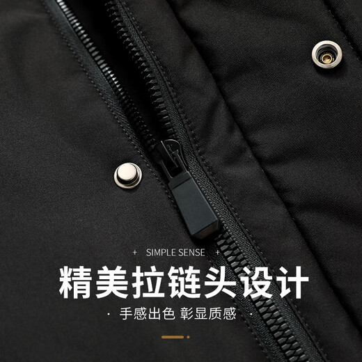 Flying in the Snow 90 Down Jacket Dad's Wear Men's Winter Warmth and Coldproof Wool Collar Middle-aged and Elderly Thickened Jacket 175