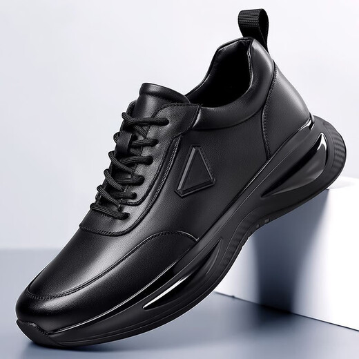 Zapatos para hombres ditterdam zapatillas para correr otoño e invierno 2025 Nuevos deportes livianos más zapatos de algodón de terciopelo zapatos casuales al aire libre para hombres FH-9902 Negro 41