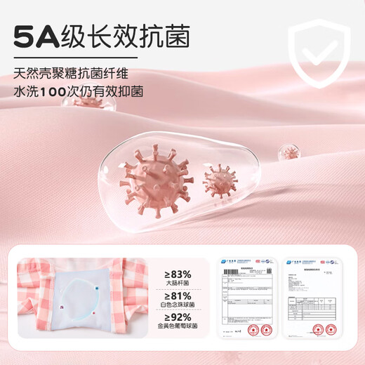 Nido Bear 5A Antibacterial Children's Underwear Girls Modal Boxer Shorts Little Girls Medium and Large Children's Boxer Briefs Without PP