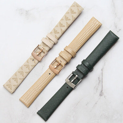 NAVCON adapted to Armani original watch strap small green watch 11149 star AR1926AR11244 original watch strap dark green-steel color buckle 14mm