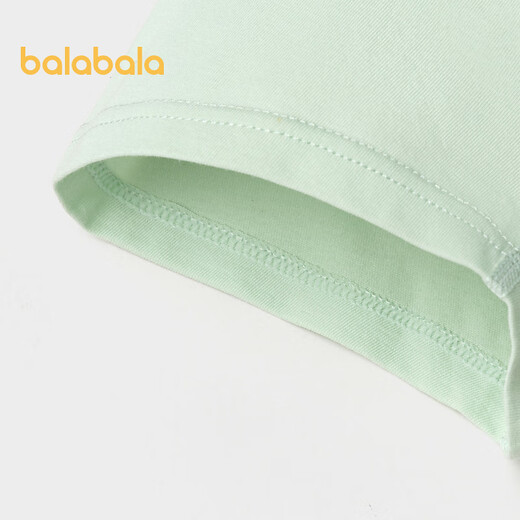 Balabala baby underwear cotton type A children's boxer shorts boy baby skin-friendly boxer briefs three-pack blue-green tone 00384 3 pairs 110