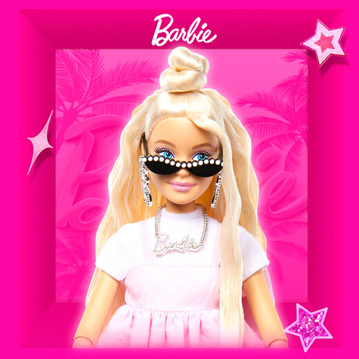 芭比（Barbie）女孩娃娃生日礼物娃娃芭比豪华时尚甜心系列之甜心魅姿 HYV27