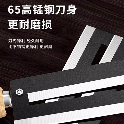 Couteau à éplucher la canne à sucre Oppei Yangjiang couteau spécial extra large en acier à haute teneur en carbone pour couper la canne à sucre couteau à éplucher les fruits multifonctionnel couteau à canne à sucre commercial