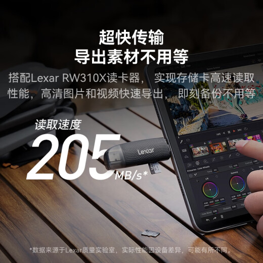 雷克沙（Lexar）tf卡 4K运动相机无人机内存卡gopro手机存储卡MicroSD卡 【店长推荐】256G SilverPlus读205 TF卡