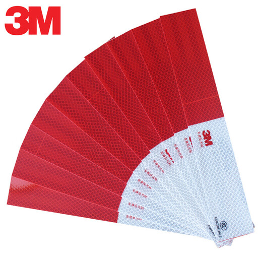 3M Pegatina reflectante Cuerpo LOGO ADVERTENCIA PRISMA REFLECTIVA PRISMO Half-corte 10 piezas Single Piece 5cm*30cm 983d