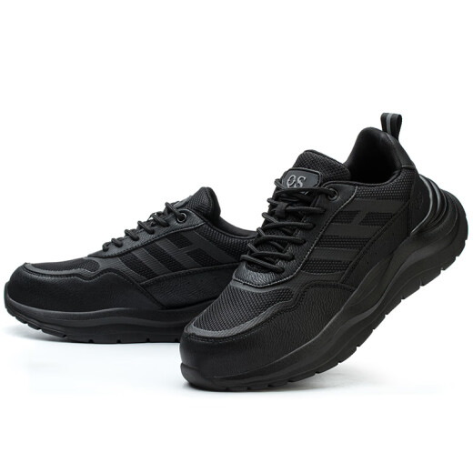 Zhuoli Arbeitsschutzschuhe um atmungsaktiven leichten leichten Stahlkopf Anti-Smash und Anti-Sting-Sport und bequeme Arbeitssicherheitsschuhe tragen resistente Baustellen Funktionales Schuhe Ultra hell weiche hochelastische 6078 40