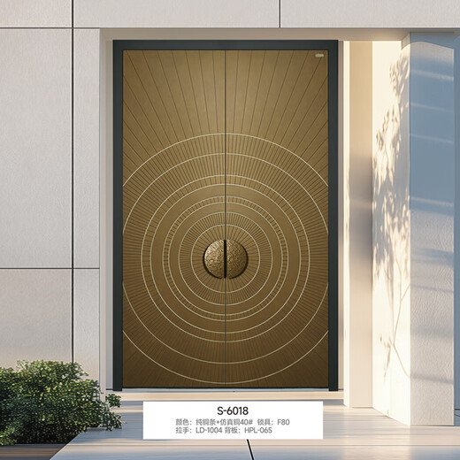 法兰帝S-6018   铸铝门别墅门非标门/平方