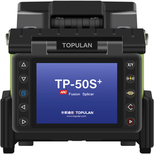 TOPULAN optical fiber splicing machine, optical cable leather jumper, tail fiber fully automatic melting fiber machine, TP-50S+ (full set with knife, stable and efficient)