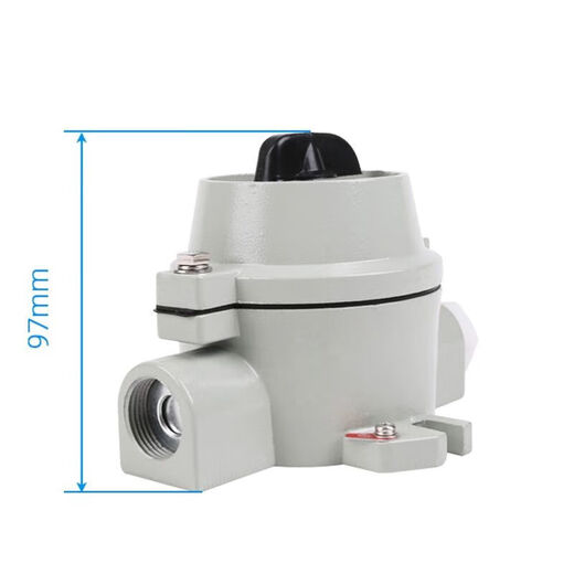 National standard thickened industrial explosion-proof lighting 380v220V10A three-phase knob light control switch SW-10 aluminum alloy one open 380V10A