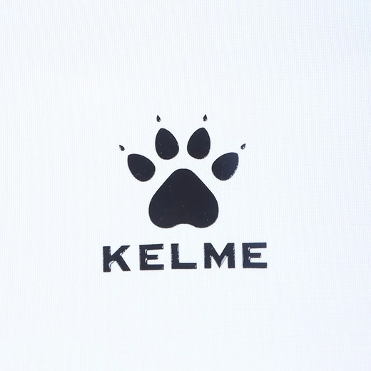 KELME Sports Tights Men's Autumn Long-Sleeved Bottoming Shirt Breathable Basketball Football Stretch Fitness Wear White L