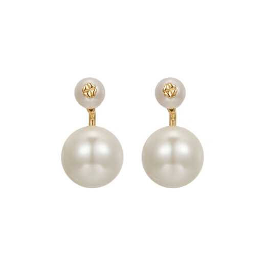 Fellala Impression Paris Shijia Pearl Earrings Light Luxurious Temperament Earrings Women's Earrings Holiday Birthday Gift Box Same Style in the Shopping Mall