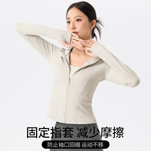 Freestyle hooded yoga jacket for women in autumn and winter new velvet sportswear Pilates outdoor running fitness warm top