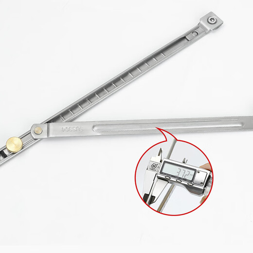 Thousand-speed wheel punch-free wind brace broken bridge aluminum door and window limiter retainer 304 stainless steel universal for internal and external windows 2 pieces