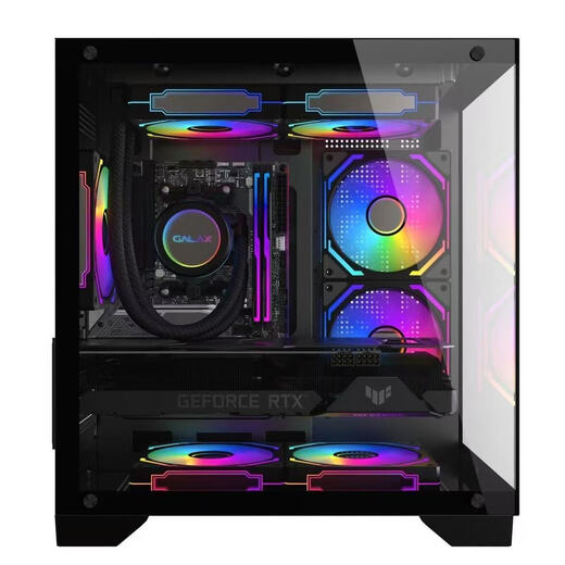 Sapphire RX9060XT+AMD 5600/7500F/9600X/9700X Delta Fearless Contract Game E-Sports Ocean View Room Host DIY Computer Desktop Assembly Machine Configuration Four R5 7500F+RX9060XT 16G